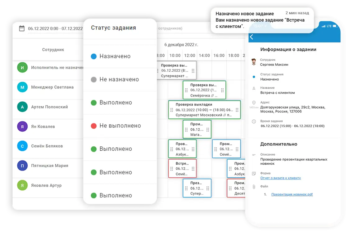 GPS панель мониторинга
